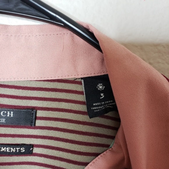 MAISON SCOTCH Western style button up blouse tonal stitching size 3 - Picture 7 of 7